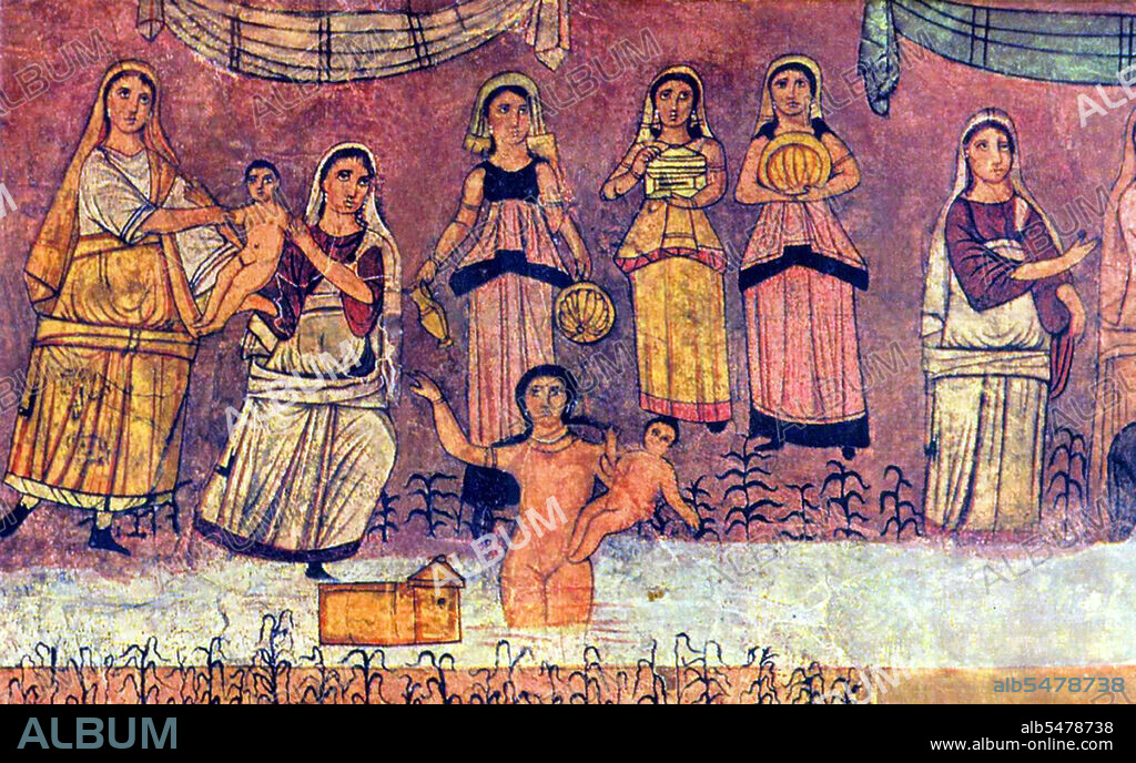 The Dura Europos synagogue is an ancient synagogue uncovered at Dura-Europos, Syria, in 1932. The last phase of construction was dated by an Aramaic inscription to 244 CE, making it one of the oldest synagogues in the world. It is unique among the many ancient synagogues that have emerged from archaeological digs as it was preserved virtually intact, and it has extensive figurative wall-paintings. These frescoes are now displayed in the National Museum of Damascus.