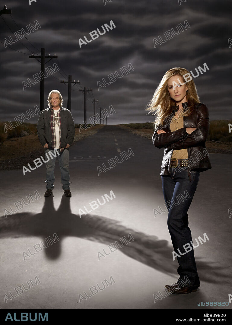 HOLLY HUNTER and LEON RIPPY in SAVING GRACE, 2007 (SAVING GRACE-TV), directed by SERGIO MIMICA-GEZZAN. Copyright FOX TELEVISION NETWORK.