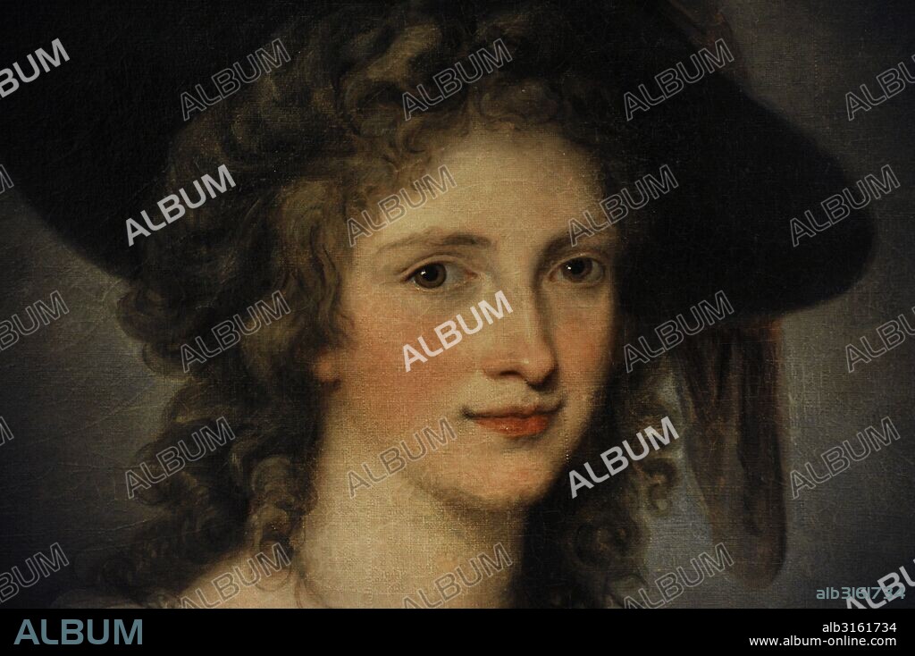 Angelica Kauffmann (1741-1807). Pintora austriaca. Autorretrato. Museo del Hermitage (The State Hermitage Museum). San Petersburgo. Rusia.