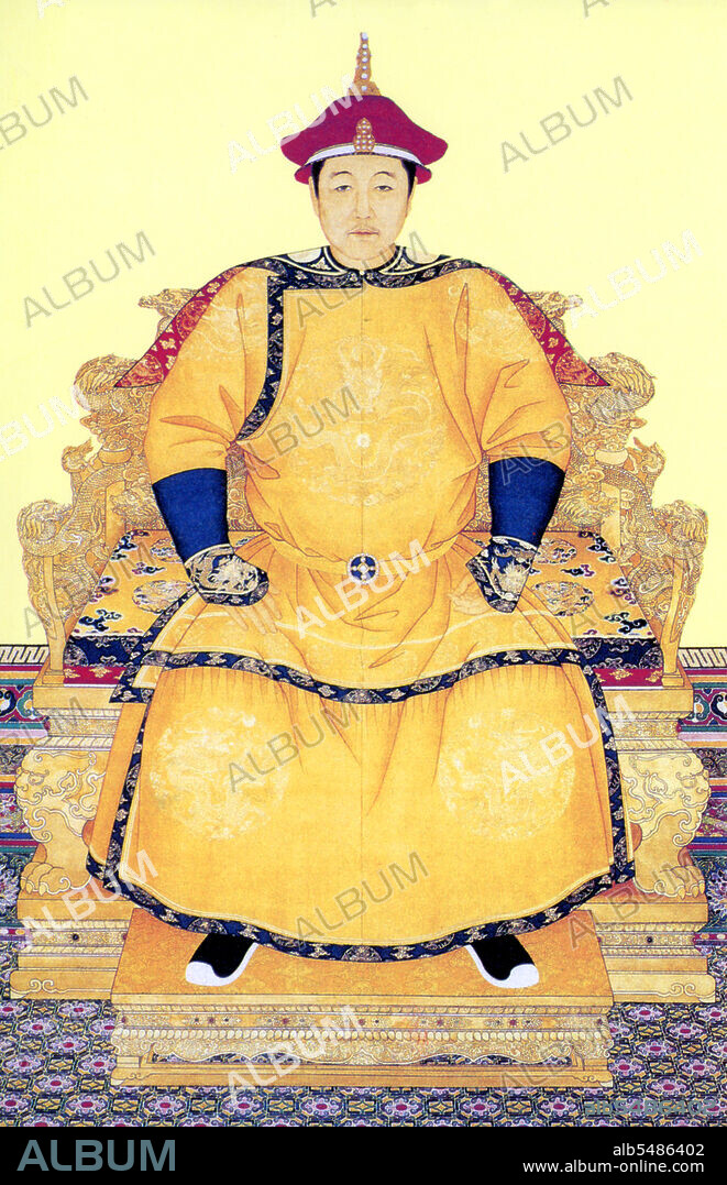 The Shunzhi Emperor (15 March 1638-5 February 1661) was the second emperor of the Manchu-led Qing dynasty, and officially the first Qing emperor to rule over China from 1644 to 1661. He ascended to the throne at the age of five (six according to traditional Chinese age reckoning) in 1643 upon the death of his father Hong Taiji, but actual power during the early part of his reign lay in the hands of the appointed regents, Princes Dorgon (posthumously titled Emperor Chengzong) and Jirgalang. With the Qing pacification of the former Ming provinces almost complete, he died still a young man, in circumstances that have lent themselves to rumour and speculation. He was succeeded by his son Xuanye, who reigned as the Kangxi emperor.