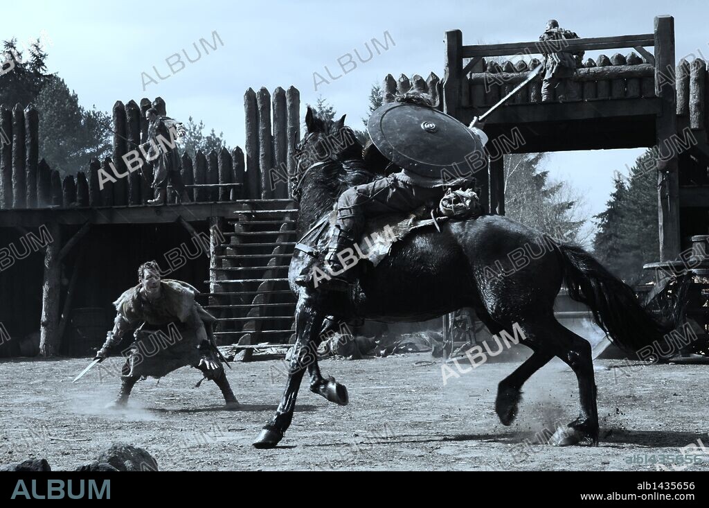 MICHAEL FASSBENDER in CENTURION, 2010, directed by NEIL MARSHALL. Copyright CELADOR FILMS.