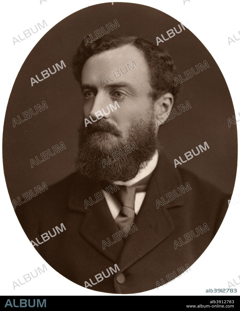 Sir Michael Hicks-Beach, Bart, MP, Chief Secretary for Ireland, 1876. From Men of Mark: a gallery of contemporary portraits of men distinguished in the Senate, the Church, in science, literature and art, the army, navy, law, medicine, etc. Photographed from life by Lock and Whitfield, with brief biographical notices by Thompson Cooper. (London, 1876-1883).