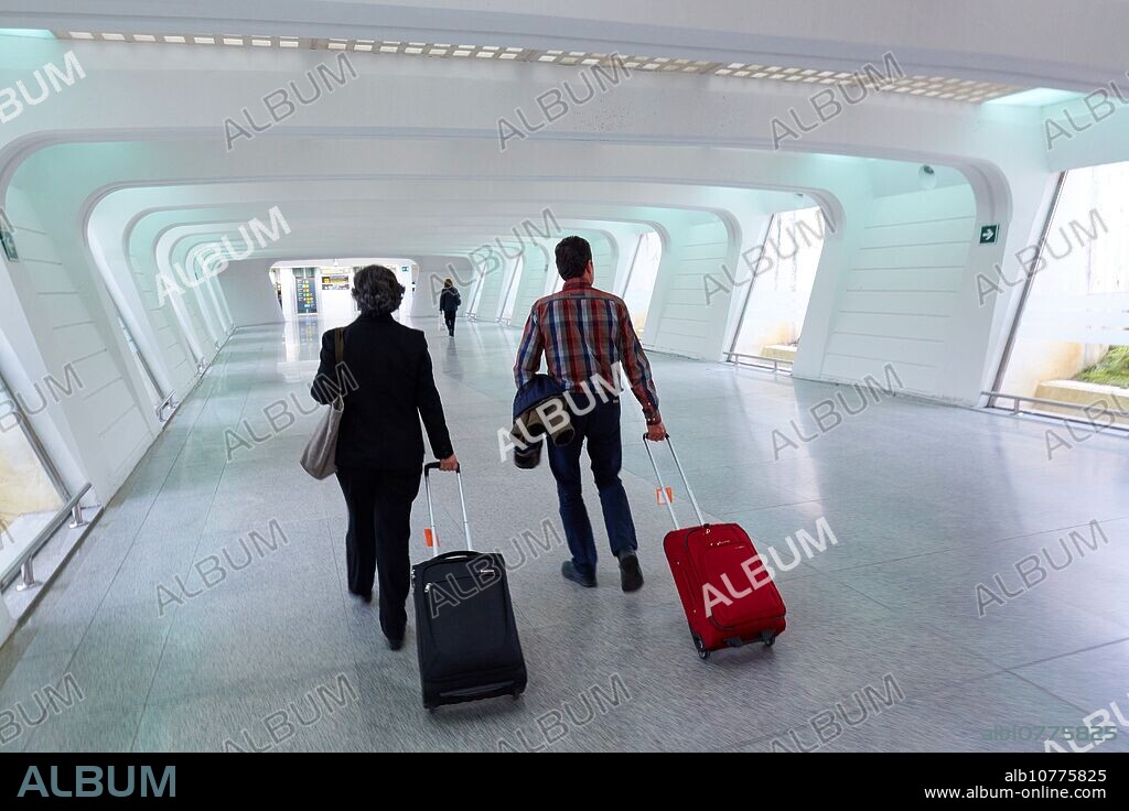 Bilbao Airport by Santiago Calatrava architect. Loiu. Bizkaia. Basque Country. Spain.