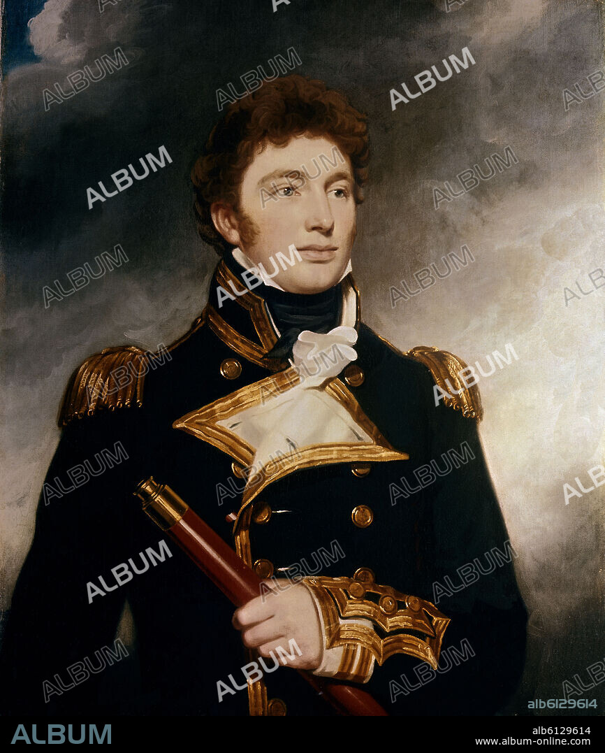 JOHN FRANCIS RIGAUD. French school. Horatio Nelson 1659-1743). British admiral. Greenwich, Naval museum.