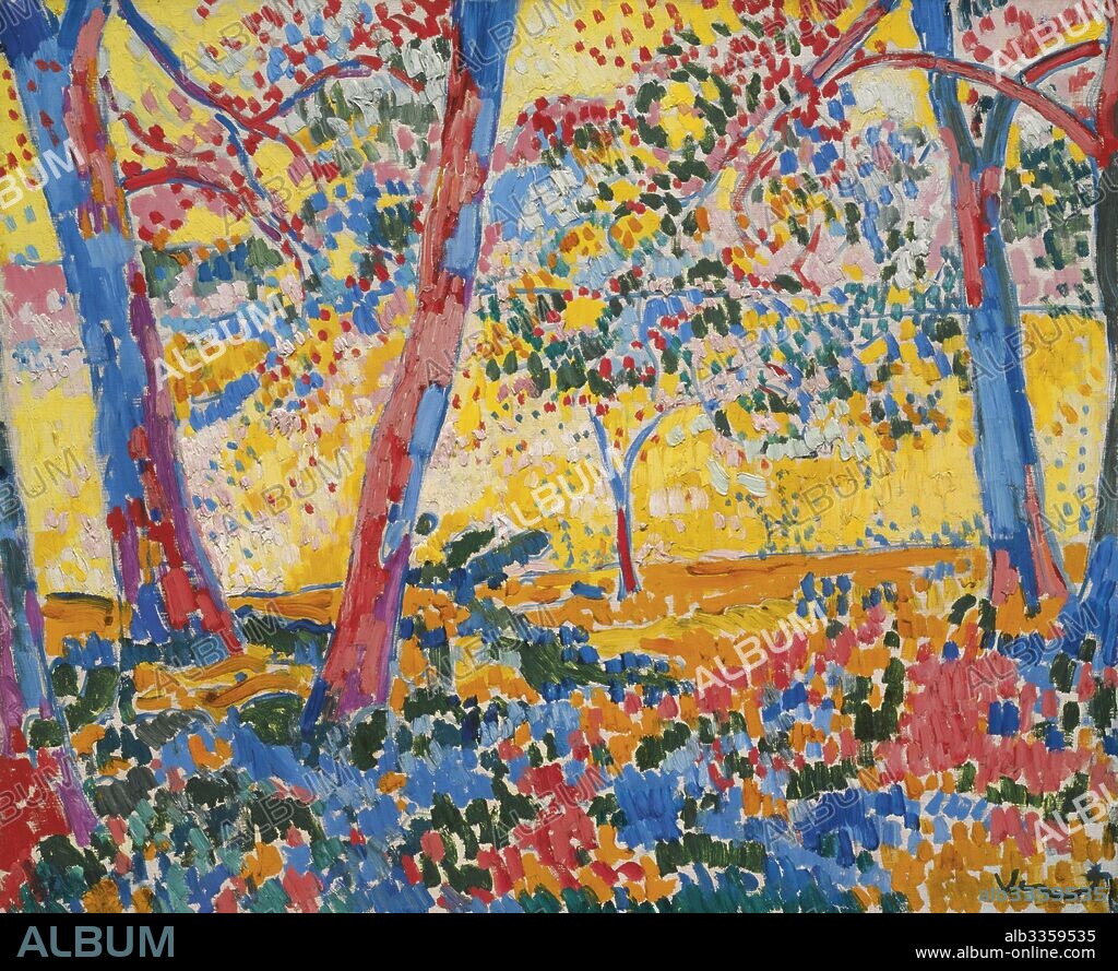 MAURICE DE VLAMINCK. Sous-bois.