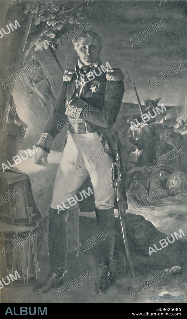 'Marshal Laurent Gouvion-Saint-Cyr', c1815, (1896). Laurent de Gouvion Saint-Cyr, 1st Marquis of Gouvion-Saint-Cyr (1764-1830) was a French commander in the French Revolutionary and Napoleonic Wars who rose to Marshal of France and Marquis. Engraving after the painting made before 1816 by Horace Vernet. From "Life of Napoleon Bonaparte, Volume IV", by William Milligan Sloane. [The Century Co., New York, 1896].
