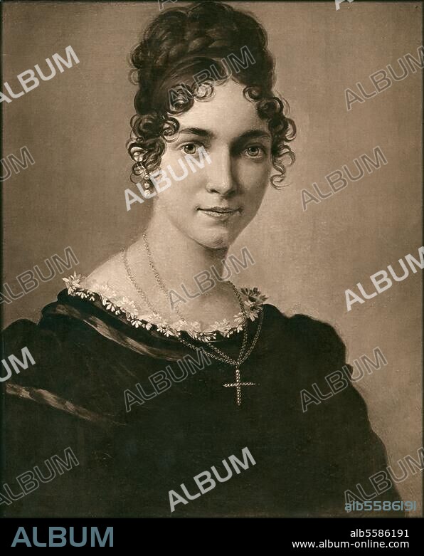Ellenrieder, Marie (Anna Maria). Malerin Konstanz 20.3.1791 - ebd. 5.6.1863. "Selbstbildnis", 1818. - Öl auf Leinwand, 53 × 43,2 cm. Karlsruhe, Staatliche Kunsthalle.