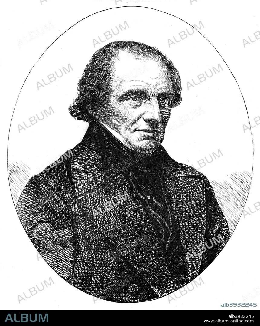 Lord John Russell, English Whig and Liberal politician, 1850, (1888). John Russell, 1st Earl Russell, (1792-1878) served two terms as Prime Minister, 1846-1852 and 1865-1866. He was the grandfather of the mathematician and philosopher Bertrand Russell. Illustration from The Life & Times of Queen Victoria, Vol II, by Robert Wilson.