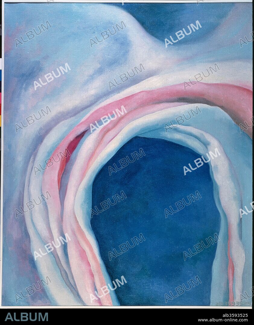 GEORGIA O'KEEFFE. Music - Pink and Blue No. I.