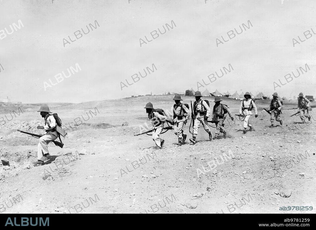September 1909. The feat of Cape Moreno. In the combat of Tafares. Corporal Nicolás Moreno and the Soldiers under his orders, heading to take possession where they defended themselves three hours approximate date.