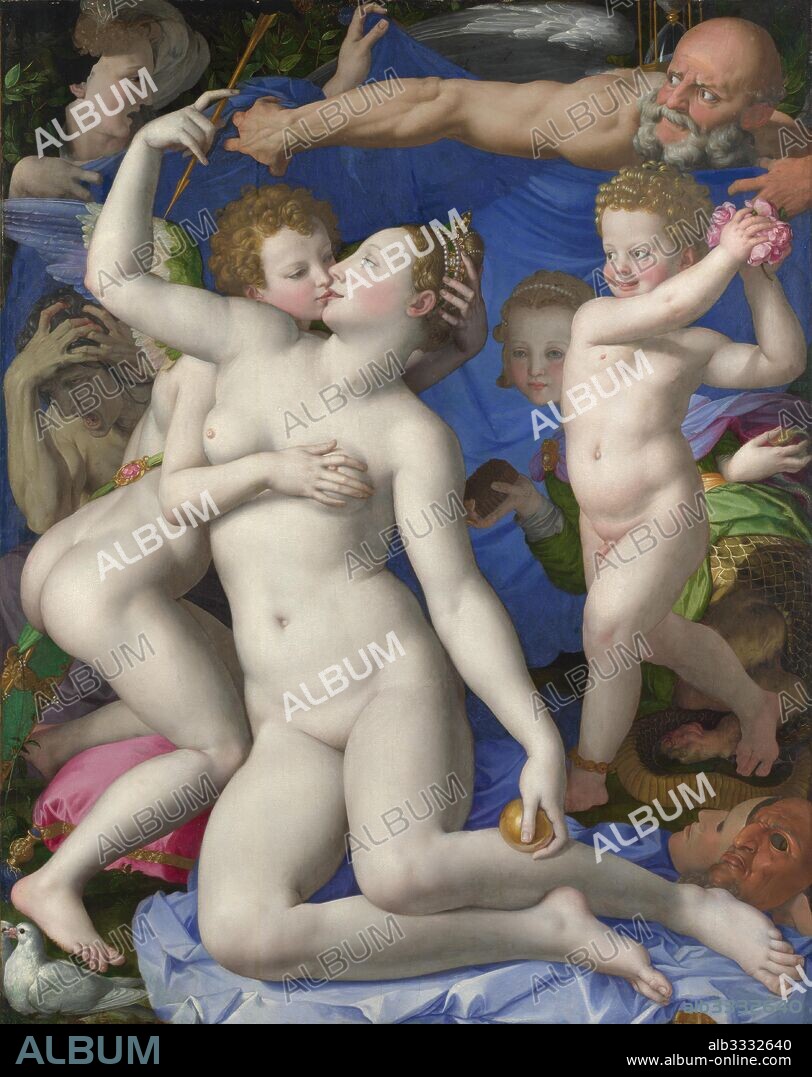 IL BRONZINO. An Allegory with Venus and Cupid.