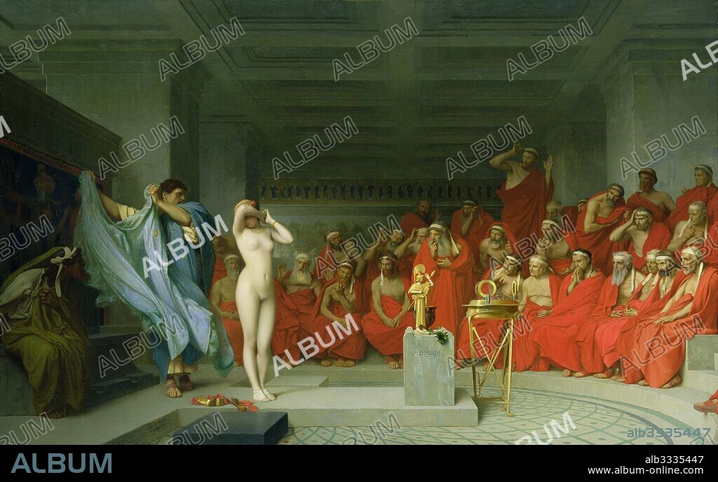 JEAN LEON GEROME. Phryne before the Areopagus.