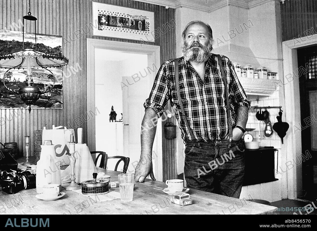 Beppe Wolgers på sin bondgård på ön Öhn i Jämtland.. Foto: Jacob Forsell Kod: 14. COPYRIGHT SCANPIX SWEDEN.