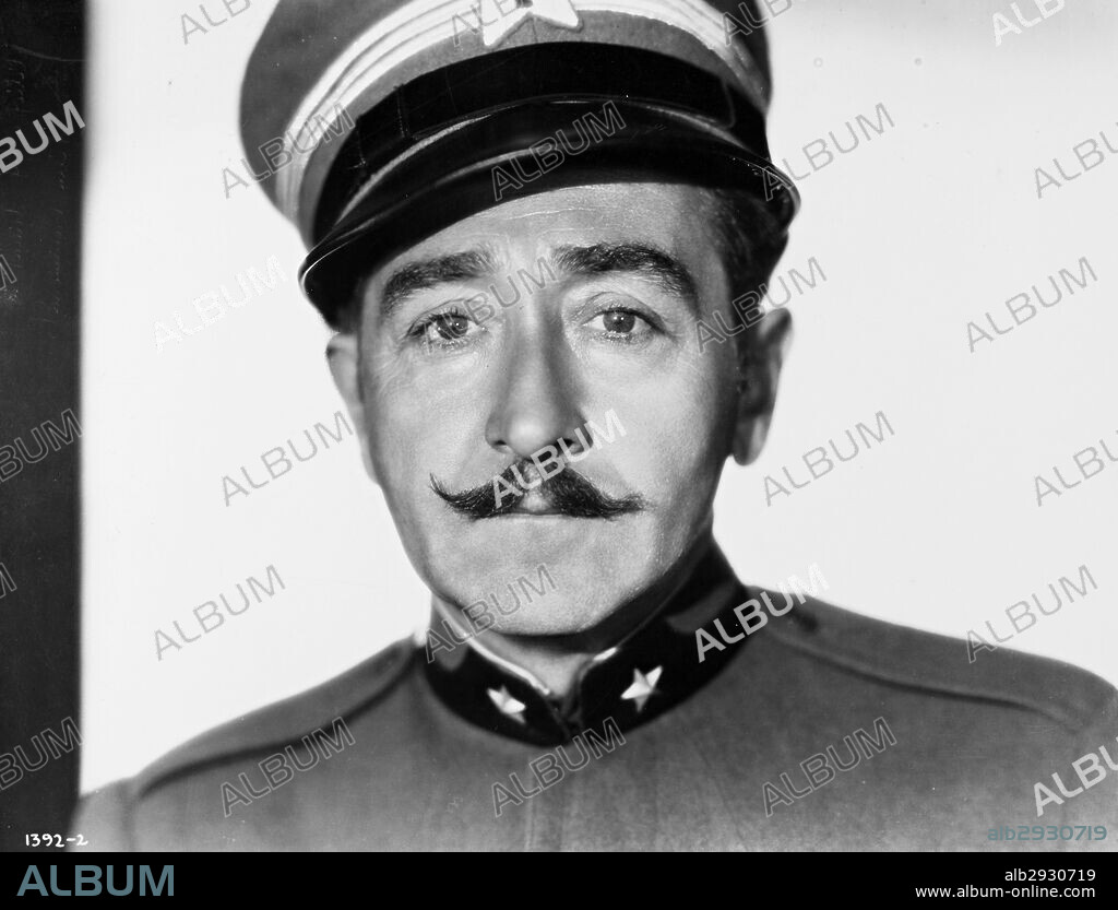 ADOLPHE MENJOU en ADIÓS A LAS ARMAS, 1932 (A FAREWELL TO ARMS), dirigida por FRANK BORZAGE. Copyright PARAMOUNT PICTURES.