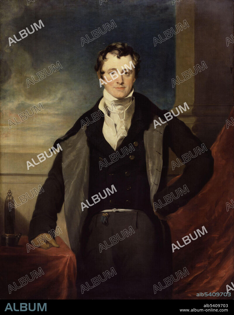 Sir Humphry Davy, 1st Baronet (1778-1829) was a Cornish chemist and inventor, best remembered today for isolating, using electricity, a series of elements for the first time: potassium and sodium in 1807 and calcium, strontium, barium, magnesium and boron the following year, as well as discovering the elemental nature of chlorine and iodine. He also studied the forces involved in these separations, inventing the new field of electrochemistry. In 1799 Davy experimented with nitrous oxide and became astonished that it made him laugh, so he nicknamed it laughing gas, and wrote about its potential anaesthetic properties in relieving pain during surgery. He also invented the Davy lamp and a very early form of incandescent light bulb.