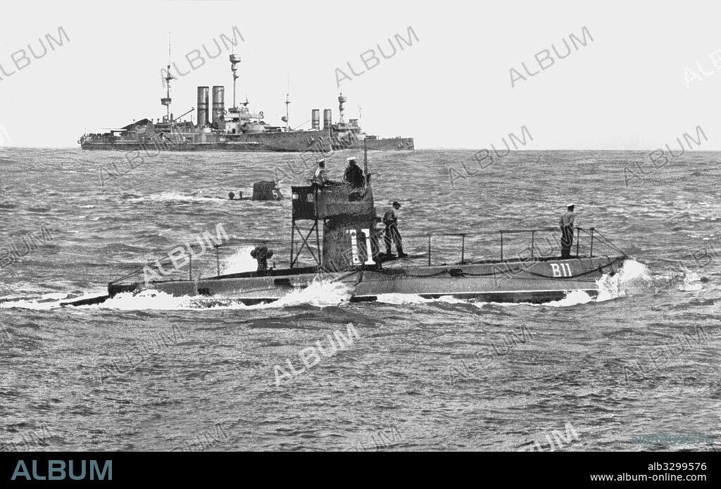 H.M. Submarine B11.