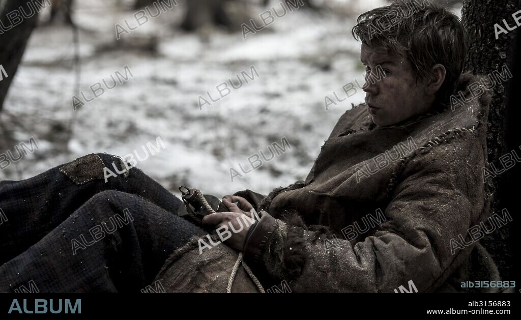 WILL POULTER en EL RENACIDO, 2015 (THE REVENANT), dirigida por ALEJANDRO GONZALEZ IÑARRITU. Copyright NEWREGENCY PICTURES/ANONYMOUS CONTENT/RATPAC ENTERTAINMENT.