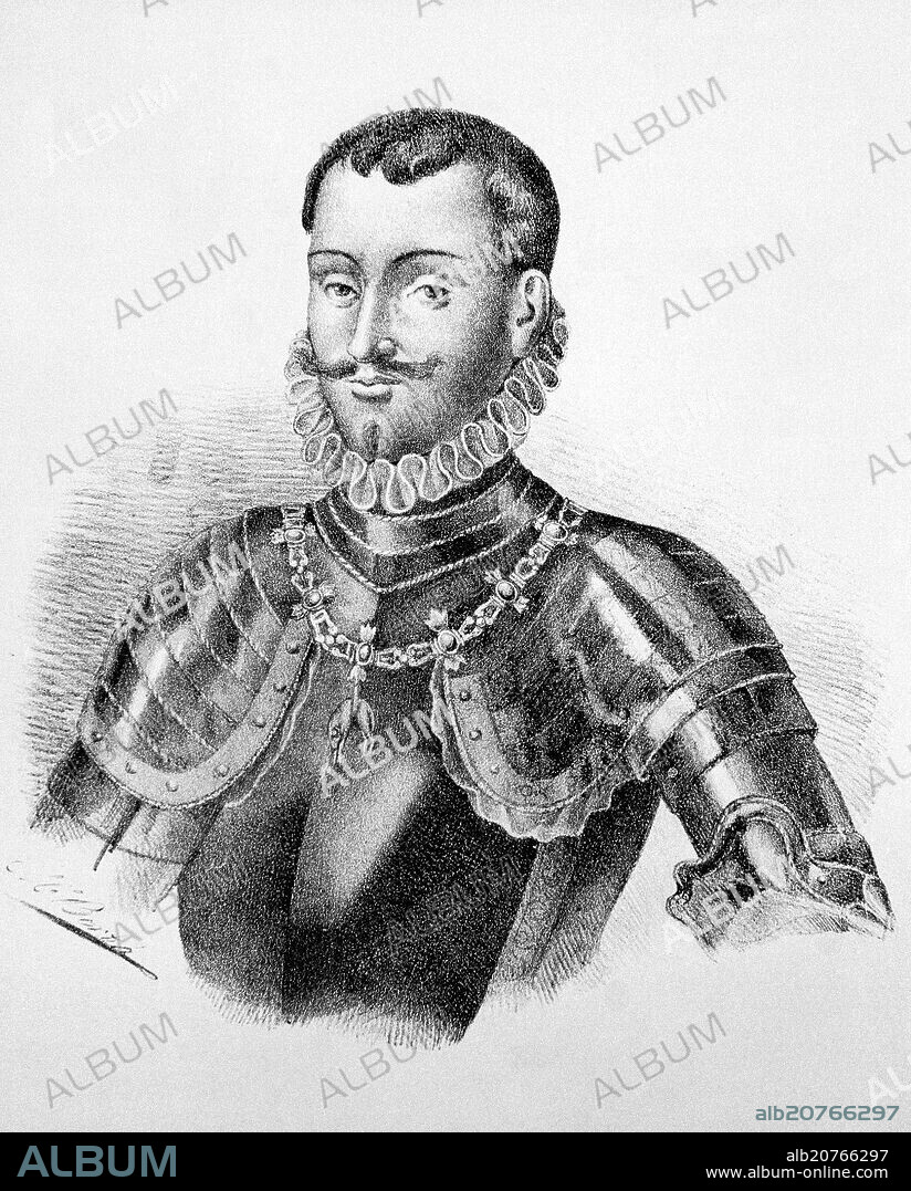 RETRATO DE JUAN DE AUSTRIA - 1545/1578 - HERMANO DE FELIPE II.