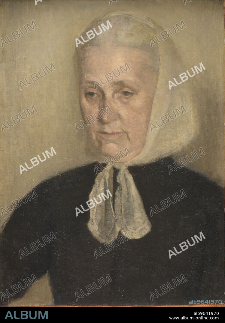 VILHELM HAMMERSHOI. Frederikke Amalie Hammershoi, née Rentzmann, the painter's mother, 1894.