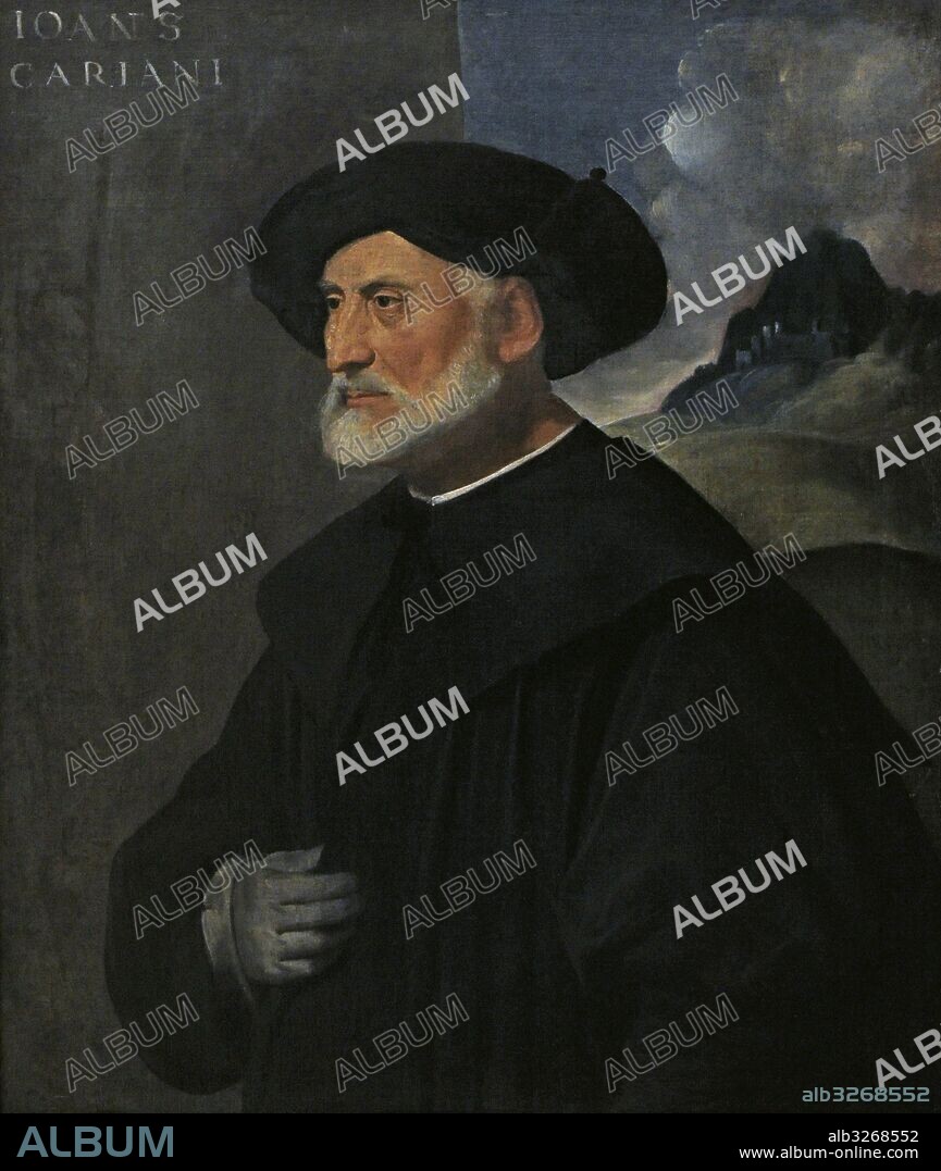 Il Cariani (Giovanni Busi o Giovanni Cariani) (ca.1485-1547). Italian painter. Portrait of an Old Patrician, ca.1530. National Gallery. Oslo. Norway.