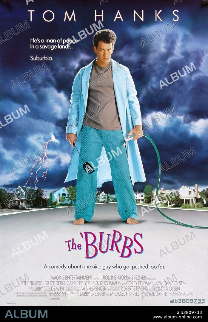 Poster de NO MATARAS... AL VECINO, 1989 (THE BURBS), dirigida por JOE DANTE. Copyright UNIVERSAL PICTURES.