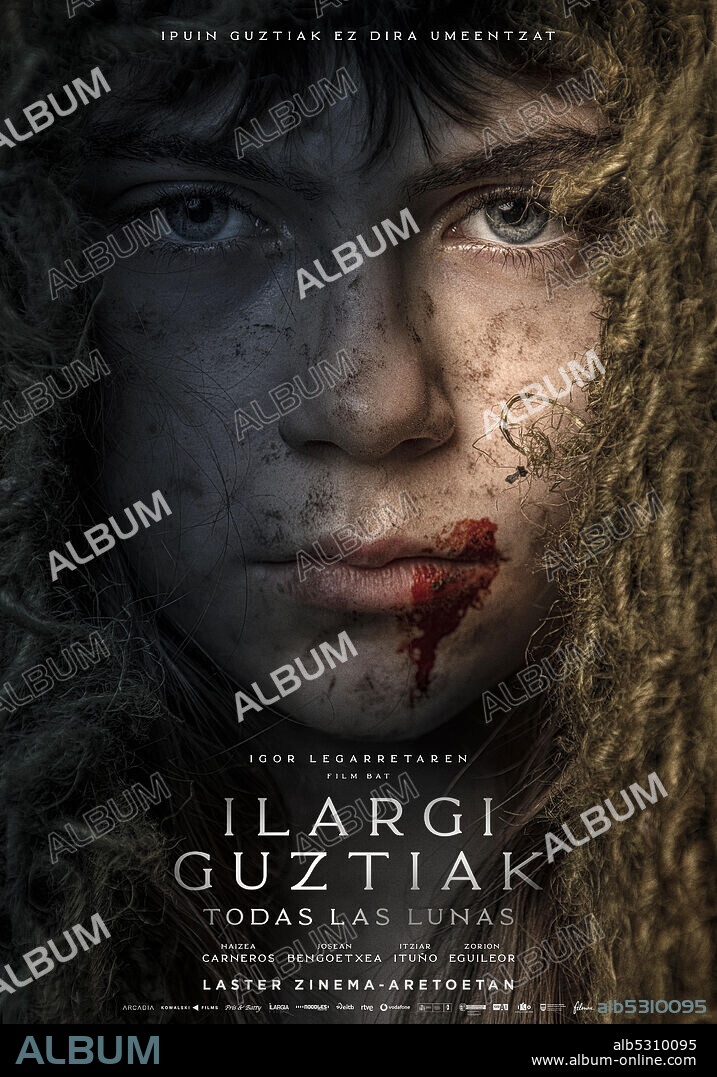 Poster de TODAS LAS LUNAS, 2021 (ILARGI GUZTIAK), dirigida por IGOR LEGARRETA. Copyright Arcadia Motion Pictures / EiTB / ICO / RTVE.