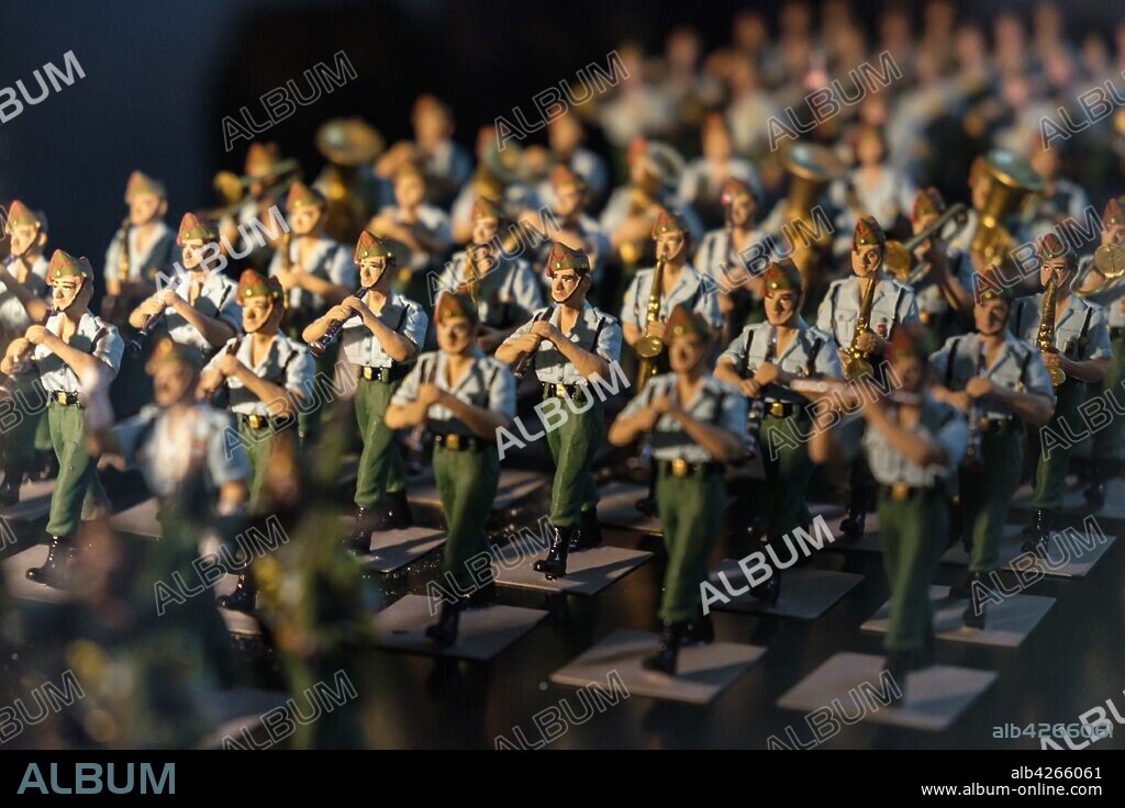 Legion Española, tercio Gran Capitan, Museo Militar de Menorca, antiguo cuartel de Cala Corb, plaza central de Es Castell, construido por los británicos en 1771, Menorca, balearic islands, Spain.