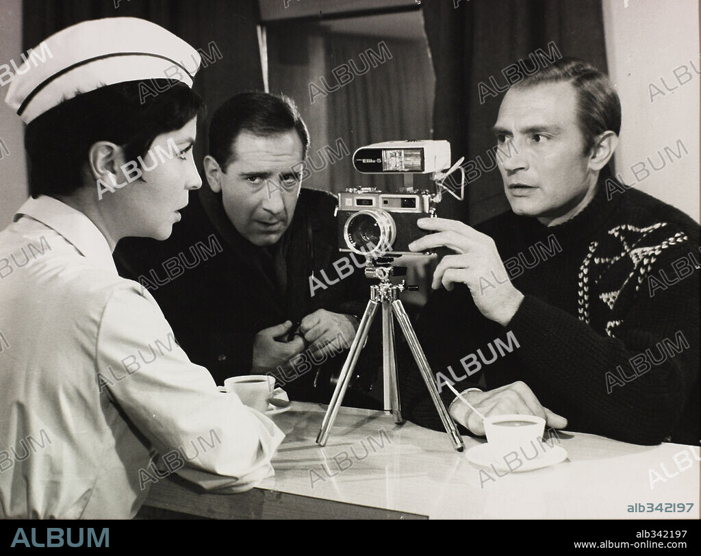 ALFREDO LANDA, LINA MORGAN y TONY LEBLANC en LOS SUBDESARROLLADOS, 1968.