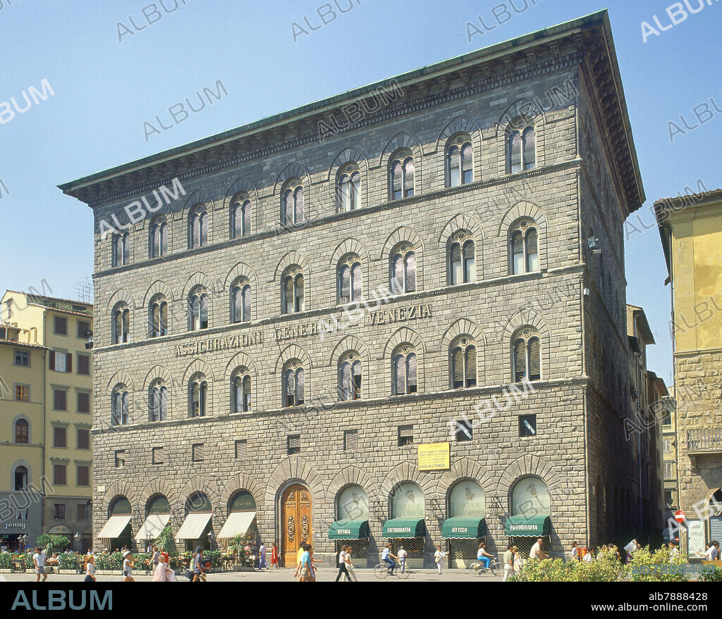 BENEDETTO DA MAIANO. PALACIO STROZZI - 1489-1500 - RENACIMIENTO ITALIANO.