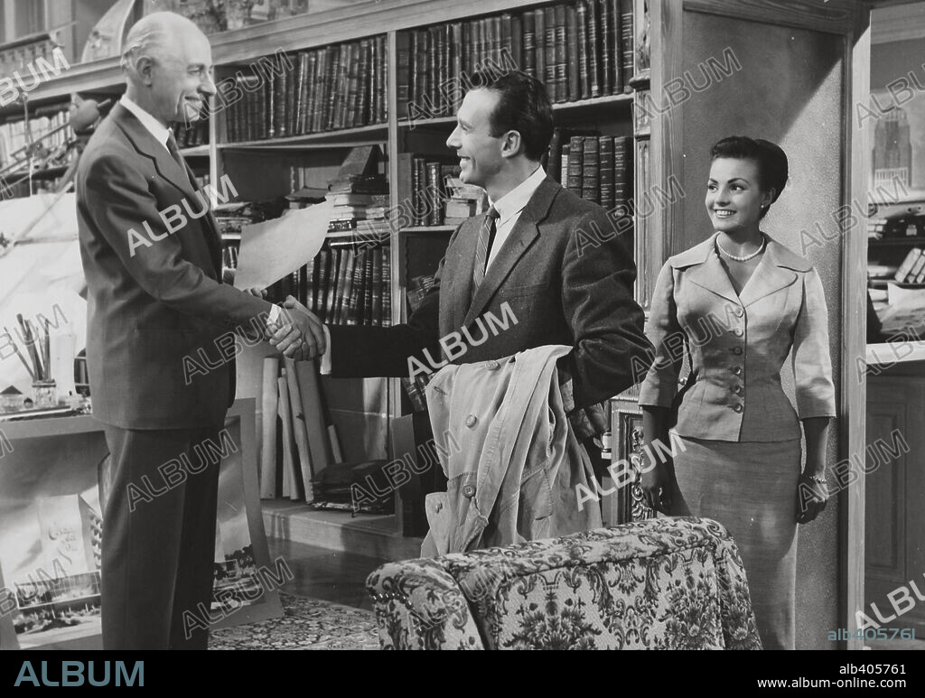 CARMEN SEVILLA, JESUS TORDESILLAS and RICHARD KILEY in AVENTURA PARA DOS, 1958, directed by DON SIEGEL. Copyright BENITO PEROJO-C.E.A.