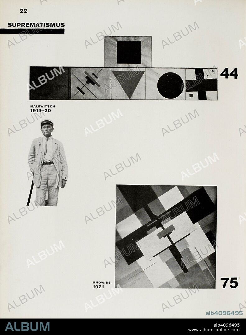 Suprematism. From: Die Kunstismen. (The Isms of Art) by El Lissitzky und Hans Arp.