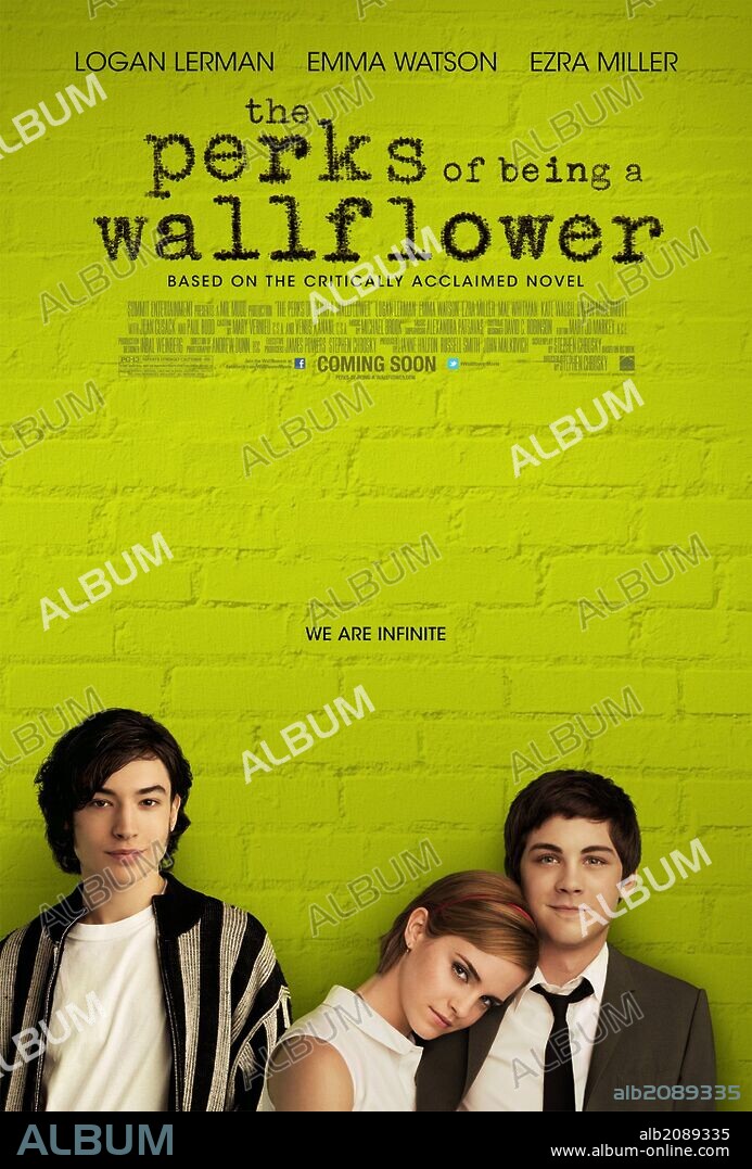 Poster of THE PERKS OF BEING A WALLFLOWER, 2012, directed by STEPHEN CHBOSKY. Copyright SUMMIT ENTERTAINMENT.