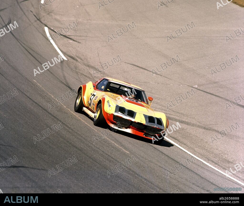 Dave Heinz-Or Costanzo's Chevrolet Corvette finished 6th at Daytona, USA, 31 Jan 1971.