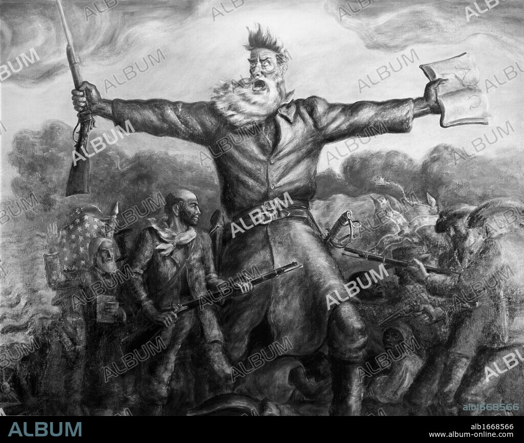 John Brown by John Steuart Curry, mural, 1897-1946.