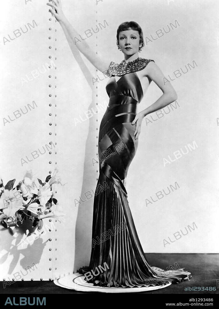 CLAUDETTE COLBERT in CLEOPATRA, 1934, directed by CECIL B DEMILLE. Copyright PARAMOUNT PICTURES.