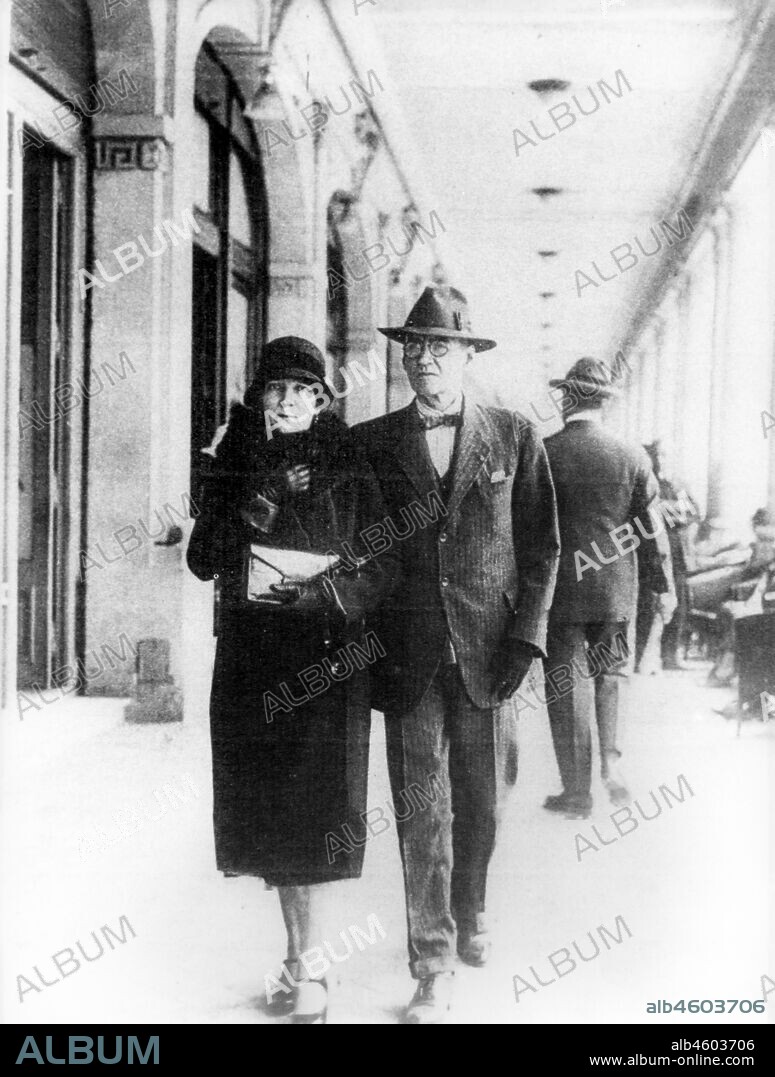 Jorge Luis Borges and Wife. Mar Del Plata. 1938.
