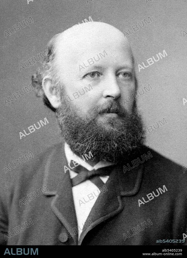Johann Friedrich Wilhelm Adolf von Baeyer (October 31, 1835 - August 20, 1917) was a German chemist. He initially studied mathematics and physics at Berlin University before moving to Heidelberg to study chemistry with Robert Bunsen. His chief achievements include the synthesis and description of the plant dye indigo, the discovery of the phthalein dyes, and the investigation of polyacetylenes, oxonium salts, nitroso compounds and uric acid derivatives. His contributions to theoretical chemistry include the Spannung theory of triple bonds and strain theory in small carbon rings. In 1905 he was awarded the Nobel Prize in Chemistry. Friedrich Muller, 1884 (cropped and cleaned).