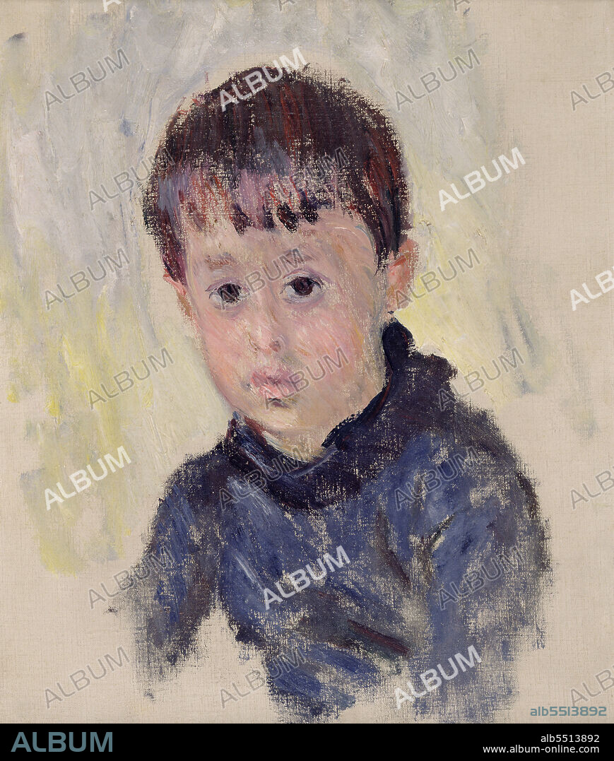 CLAUDE MONET. Michel Monet with blue sweater.