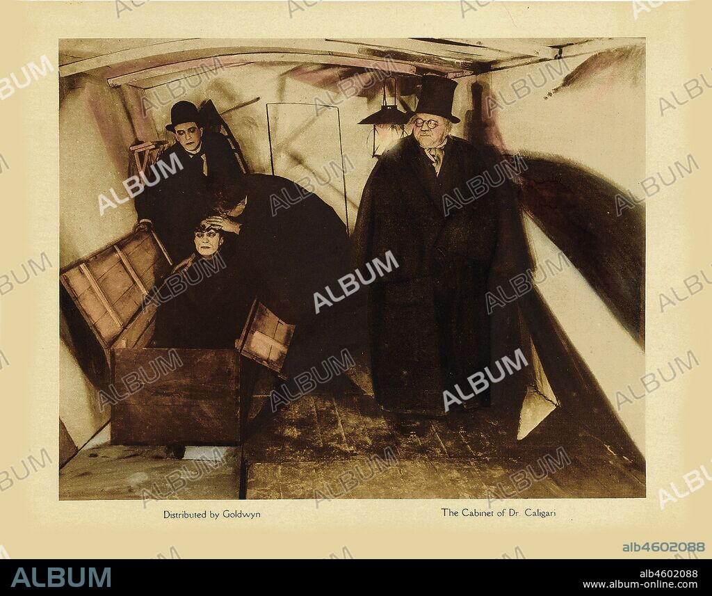 ANONYMOUS. Scene from the film "The Cabinet of Dr. Caligari" by Robert Wiene.