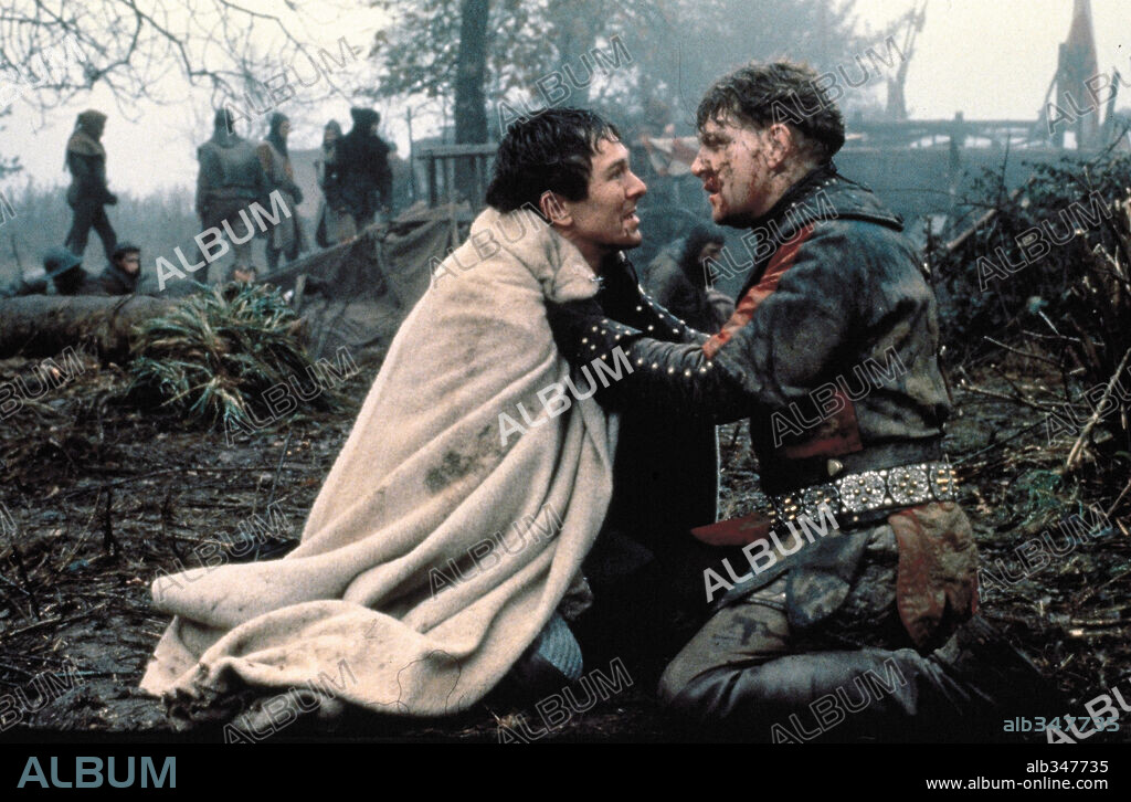 KENNETH BRANAGH en ENRIQUE V, 1989 (HENRY V), dirigida por KENNETH BRANAGH. Copyright RENAISSANCE FILMS/BBC/CURZON FILMS.