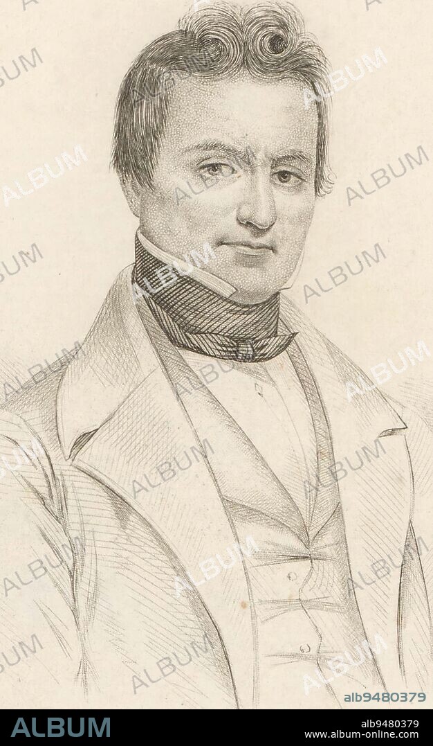 Portrait of Louis-Joseph Papineau, F. Richter, 1800 - 1899, print maker: F. Richter, (mentioned on object), 1800 - 1899, paper, engraving, h 234 mm - w 182 mm.