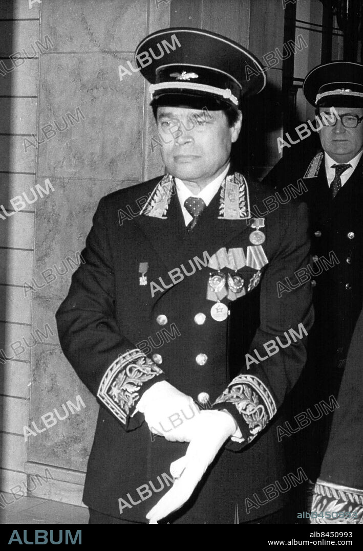 Stockholm 1984-10-12. Sovjetiske ambassadören Boris Pankin på väg från Grand Hotell till Stockholms slott för att lämna sina kreditivbrev. Foto: Hans T Dahlskog / Pressens Bild / TT / kod 1003.