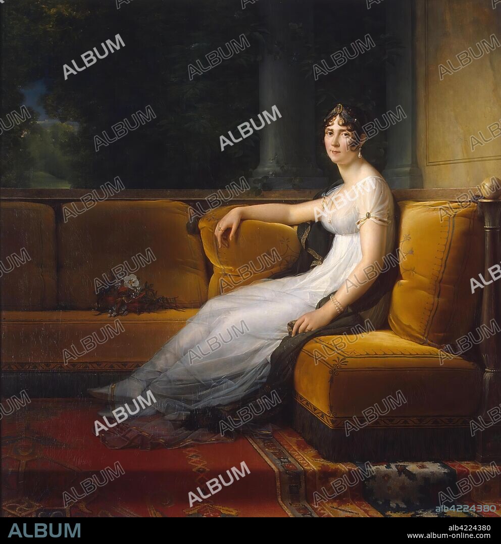 FRANÇOIS-PASCAL-SIMON GÉRARD. 'Portrait of Josephine, the Wife of Napoleon'. France, 1801. Dimensions: 178x174 cm.