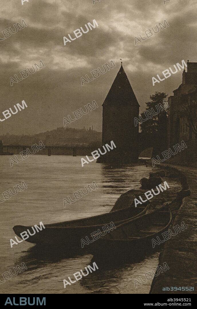'At Passau', 1931. From Deutschland by Kurt Hielscher. [F. A. Brockhaus, Leipzig, 1931].