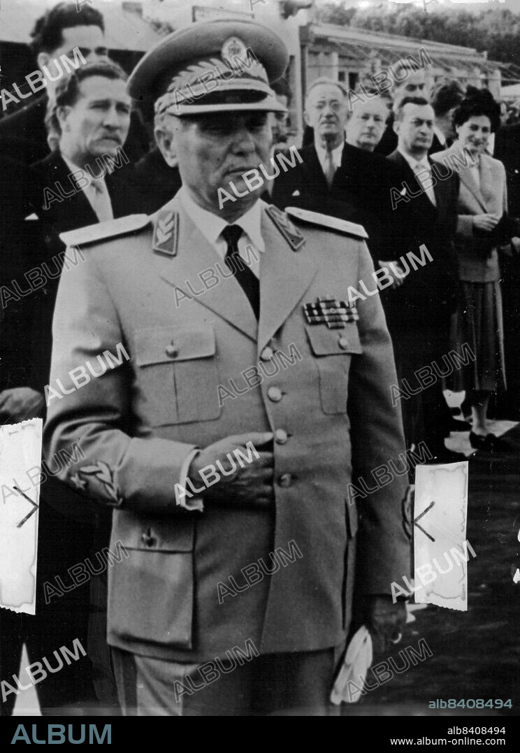 Josip Broz Tito - President of The Republic of Yugoslavia. July 10, 1955. (Photo by Camera Press).