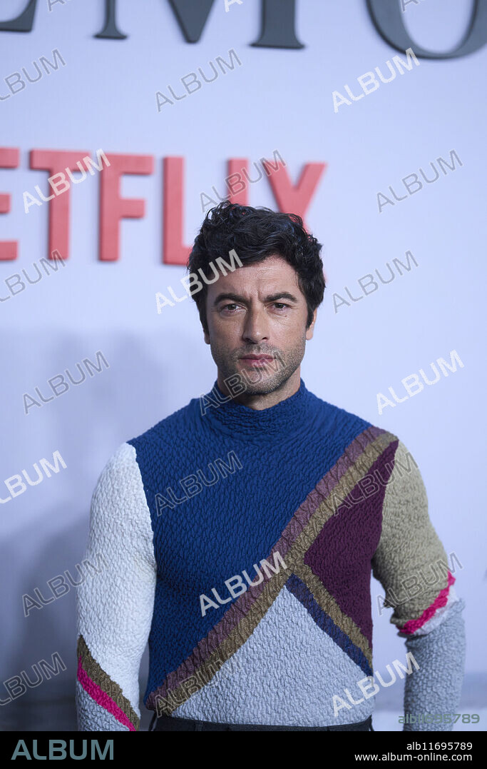 Javier Rey attends 'La ultima Noche En Tremor (The last night in Tremor Beach' Season 1 Madrid Premiere at the Real Teatro de Retiro on October 15, 2024 in Madrid, Spain.