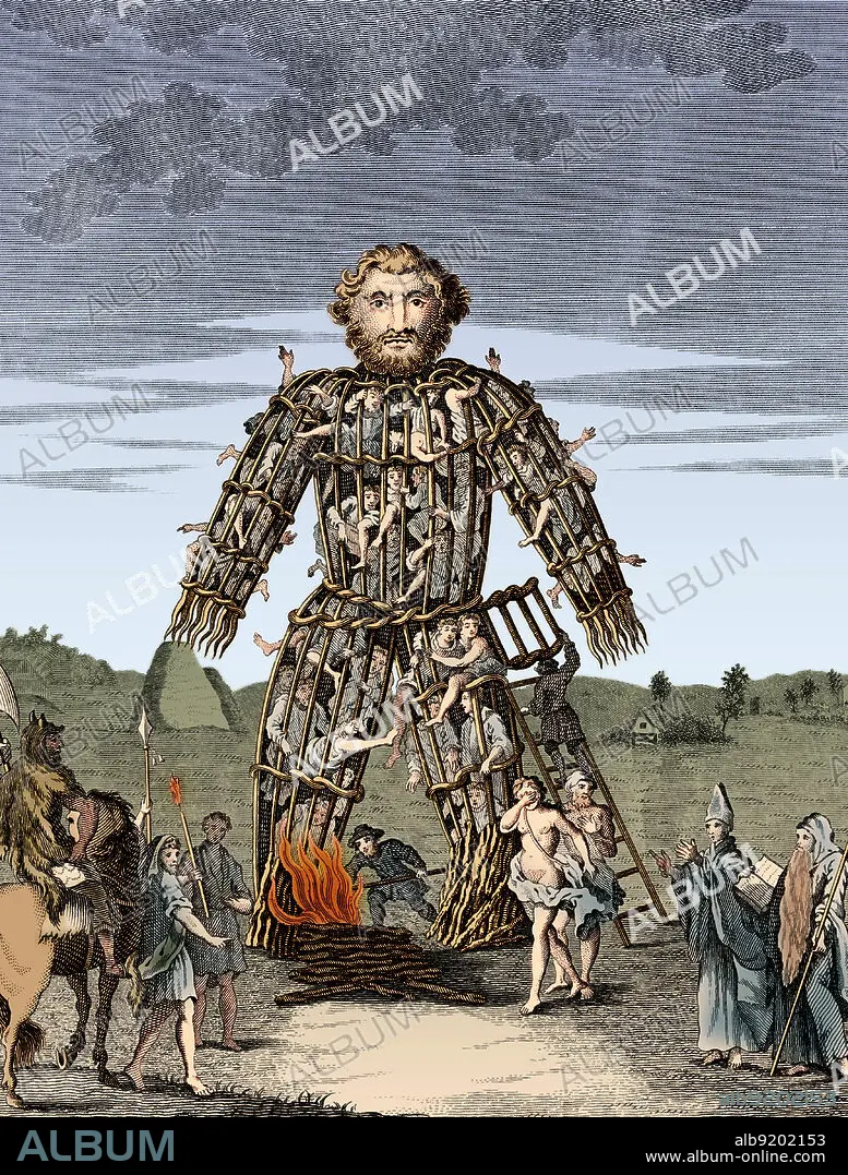 Wicker Man Druid Ceremony Illustration Album alb9202153