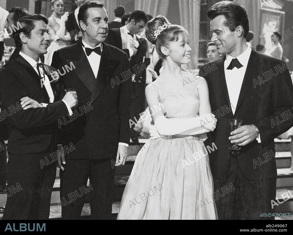 Antonio, FERNANDO REY, Marisol y ROBERT CONRAD en LA NUEVA CENICIENTA, 1964.