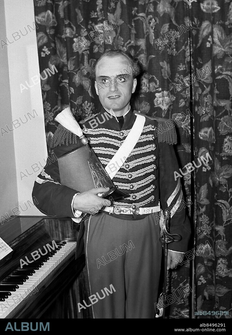 ARKIV 1942. Set Svanholm (1904-1964), operasångare (tenor), en av 1900-talets stora Wagnertolkare. Operachef i Stockholm 1956-1963.. Set Svanholm swedish worldfamous operasinger. Director at Stockholm Opera 1956-1963.. Foto: TT Historical/1900. Scanpix Sweden.