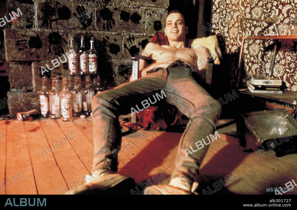 EWAN McGREGOR en TRAINSPOTTING, 1996, dirigida por DANNY BOYLE. Copyright FIGMENT FILM/THE NOEL GAY MOTION PICTURE.